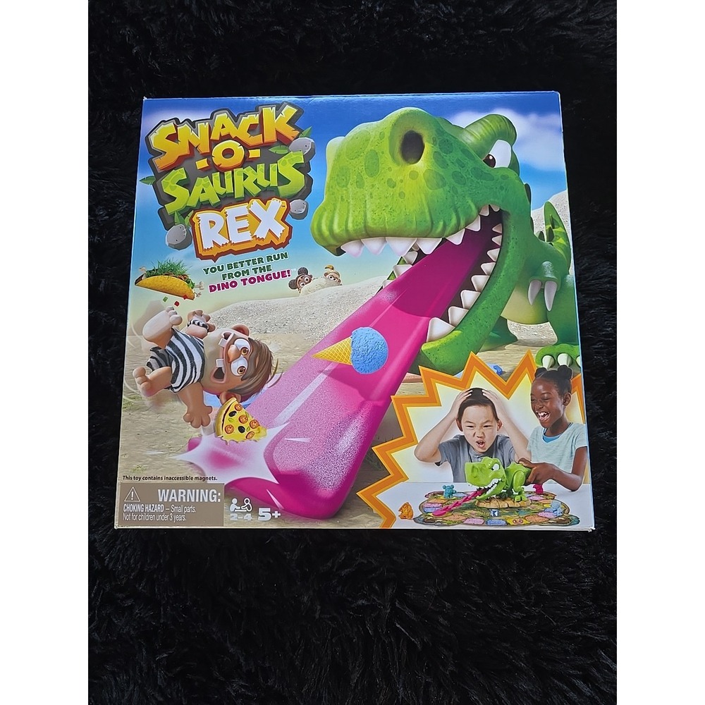 Snack-O-Saurus Rex Board Game for Dinosaur Fans Kids Game